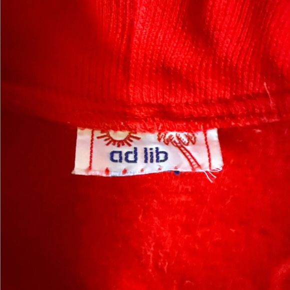 Cozy Red Button-Up Cardigan - Picture 6 of 7